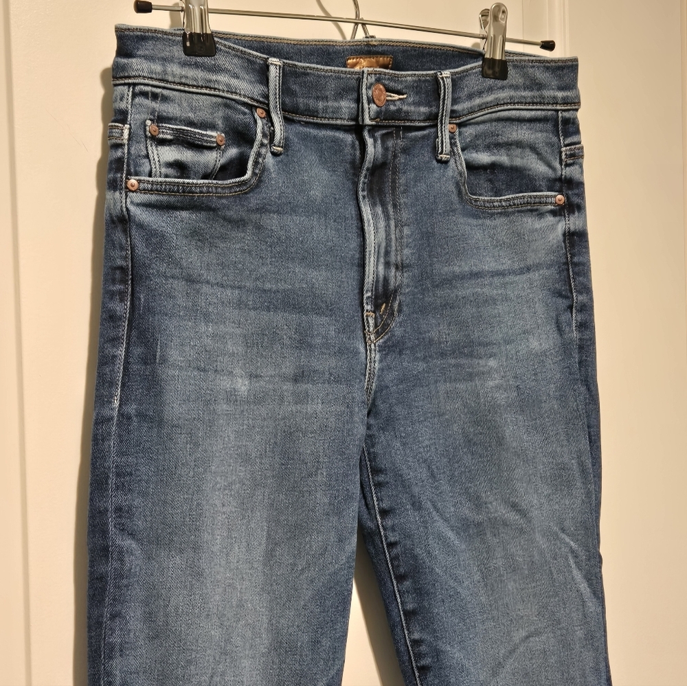 MOTHER The Insider Flood in Playing Rough Wash Women's Size 27 - Picture 6 of 14